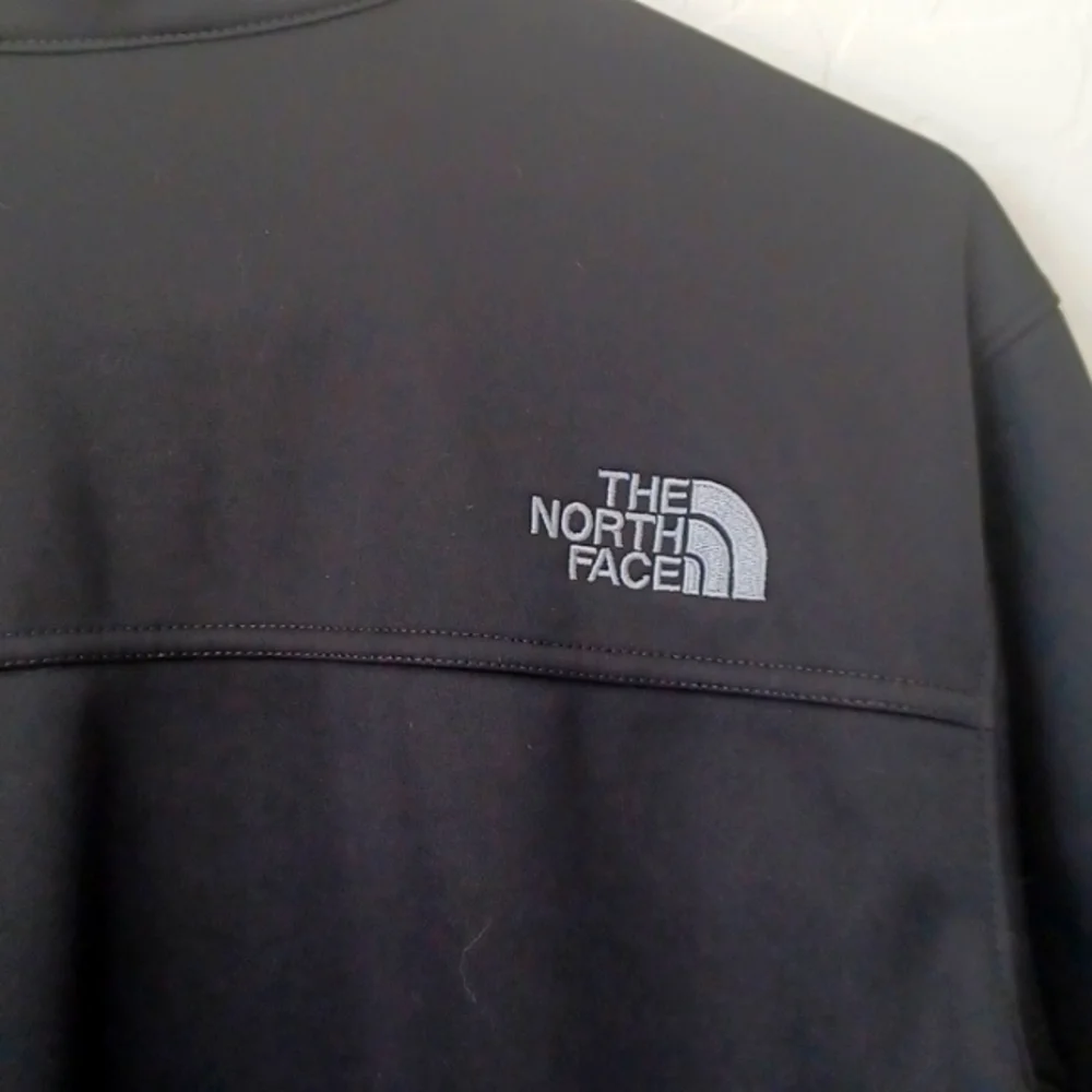 NEW The North Face Black Full Zip Soft Shell Jacket Mens Size Medium - Picture 6 of 7